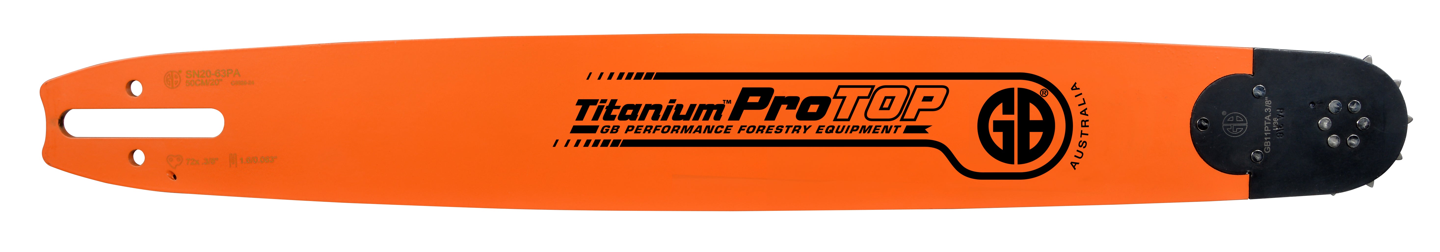 GB Titanium®ProTOP Chainsaw Bar SN18-63PJ
