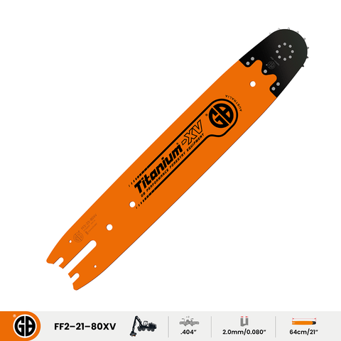 GB Titanium®-XV® Replaceable Nose Harvester Bar FF2-21-80XV