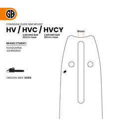 GB Titanium®ProTOP Chainsaw Bar HV32-63PA