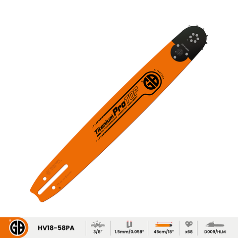 GB Titanium®ProTOP Chainsaw Bar HV18-58PA