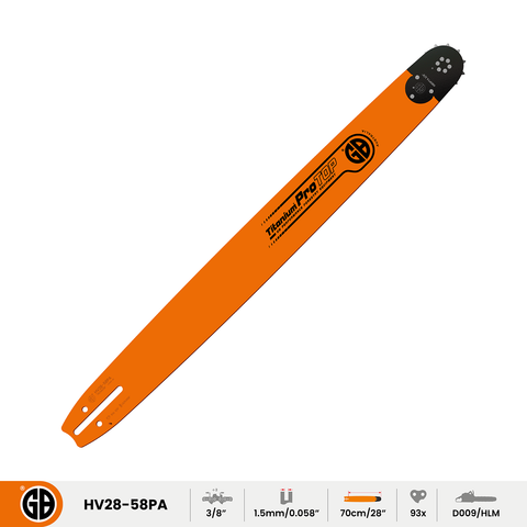 GB Titanium®ProTOP Chainsaw Bar HV28-58PA