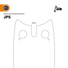 GB Titanium®-XV® Replaceable Nose Harvester Bar JPS-29-80XV