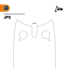 GB Titanium®-XV® Replaceable Nose Harvester Bar JPS-25-80XV