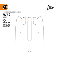 GB Titanium®-XV® Replaceable Nose Harvester Bar WF2-25-80XV