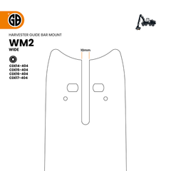 GB Titanium®-XV® Replaceable Nose Harvester Bar WM2-21-80XV