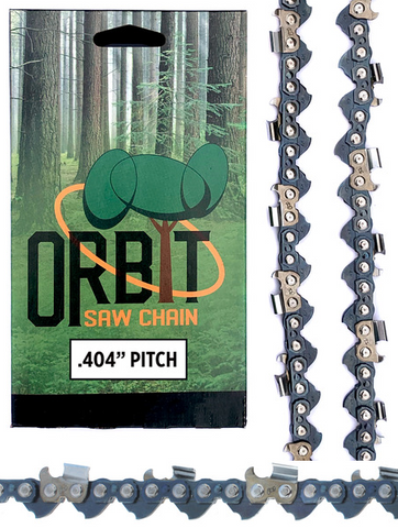 Orbit Titanium 3/8" pitch .063 Gauge Skip Tooth Chainsaw Chain 100 Foot Reel