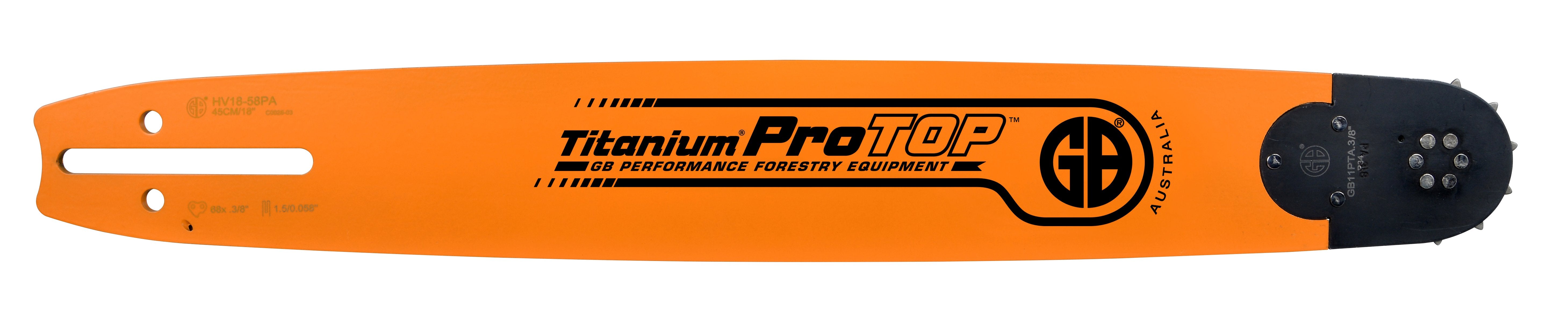 GB Titanium®ProTOP K095 Chainsaw Bar UHLX18-58PA