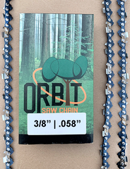 Orbit 3/8" 0.058 Gauge Chainsaw chain 105 drive link